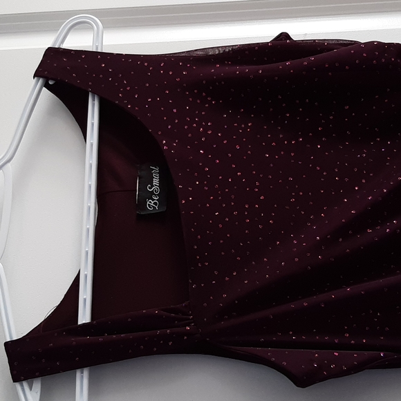 Assymetrical Chiffon Overlay Dress - Picture 5 of 6